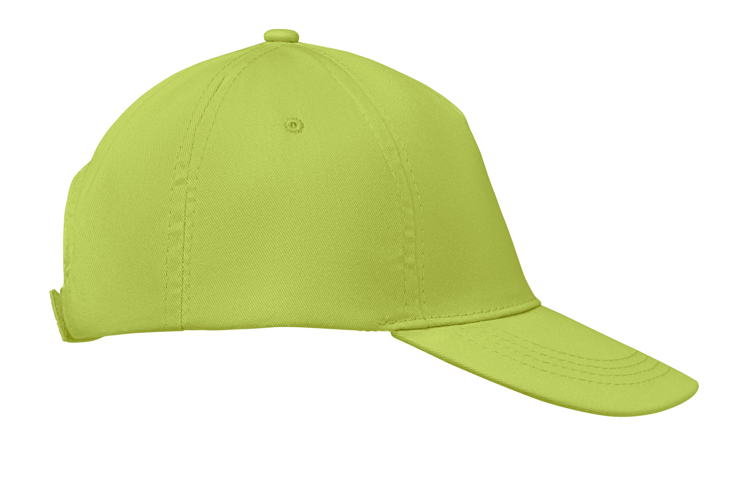5-Panel-Baseball Cap aus Baumwolltwill 160 g/m² mit verstellbarem Klettverschluss. Größe 7 1/4.