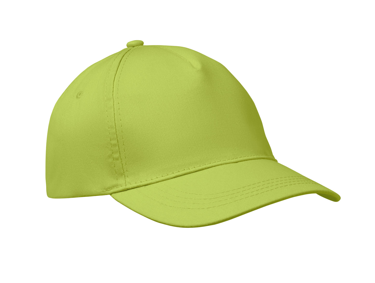 5-Panel-Baseball Cap aus Baumwolltwill 160 g/m² mit verstellbarem Klettverschluss. Größe 7 1/4.