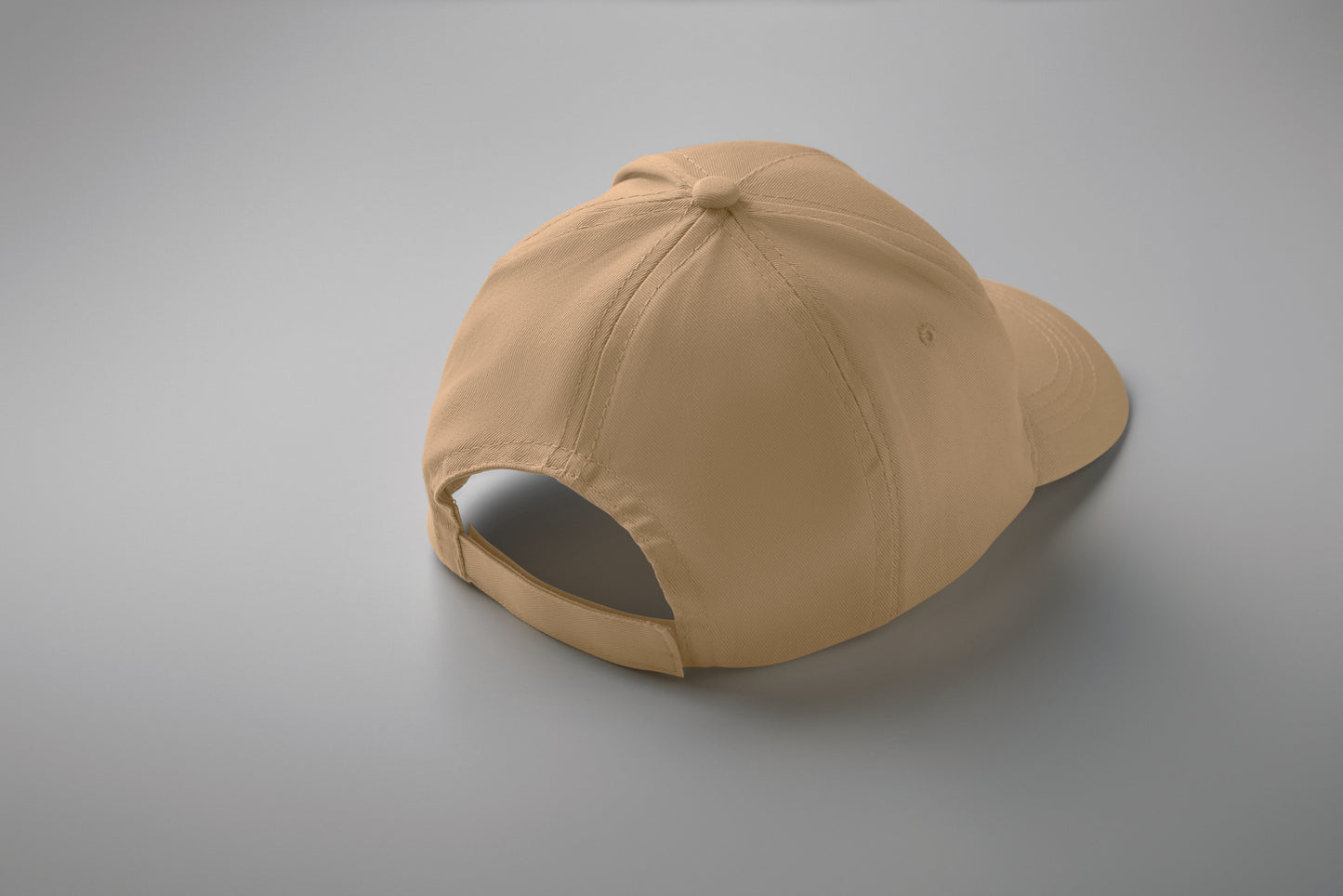 5-Panel-Baseball Cap aus Baumwolltwill 160 g/m² mit verstellbarem Klettverschluss. Größe 7 1/4.
