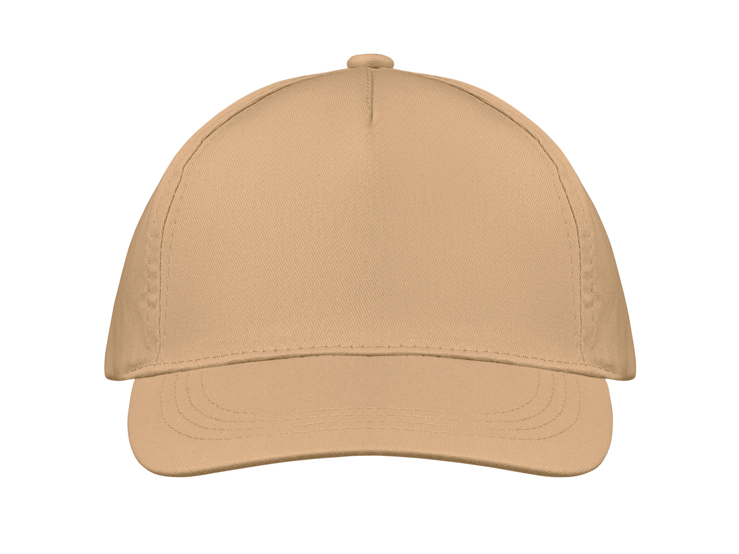 5-Panel-Baseball Cap aus Baumwolltwill 160 g/m² mit verstellbarem Klettverschluss. Größe 7 1/4.
