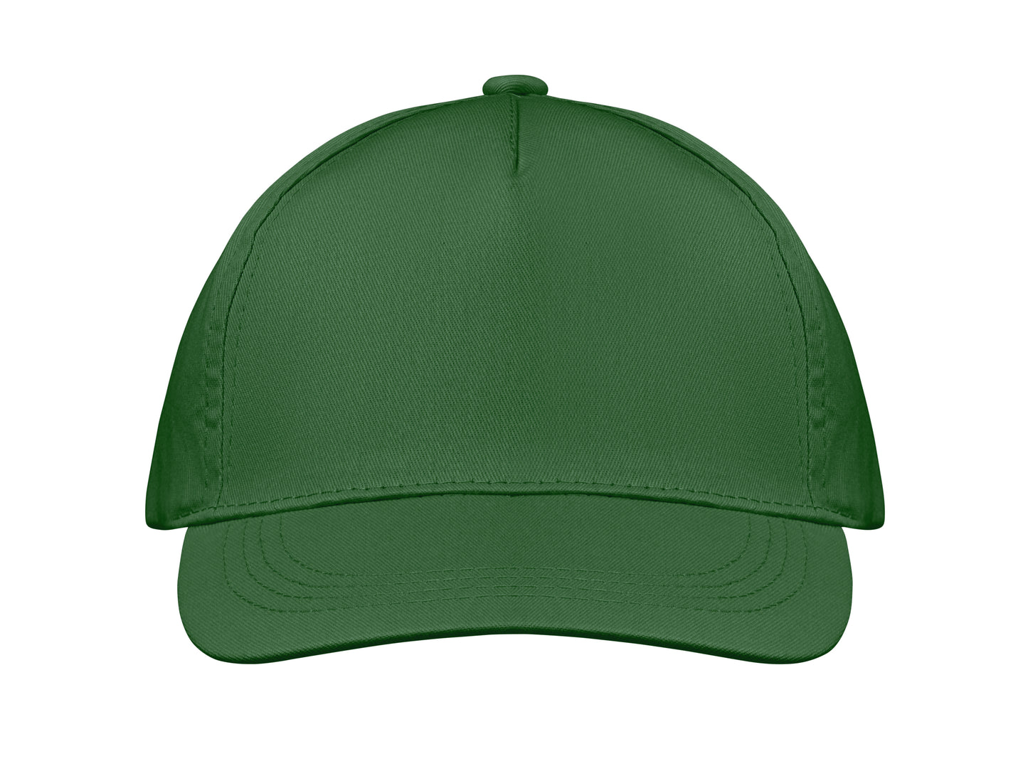 5-Panel-Baseball Cap aus Baumwolltwill 160 g/m² mit verstellbarem Klettverschluss. Größe 7 1/4.