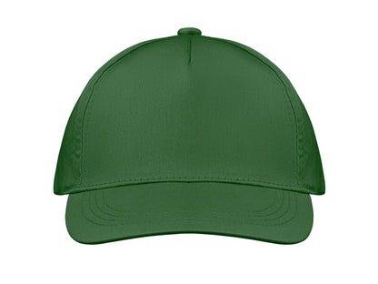 5-Panel-Baseball Cap aus Baumwolltwill 160 g/m² mit verstellbarem Klettverschluss. Größe 7 1/4.