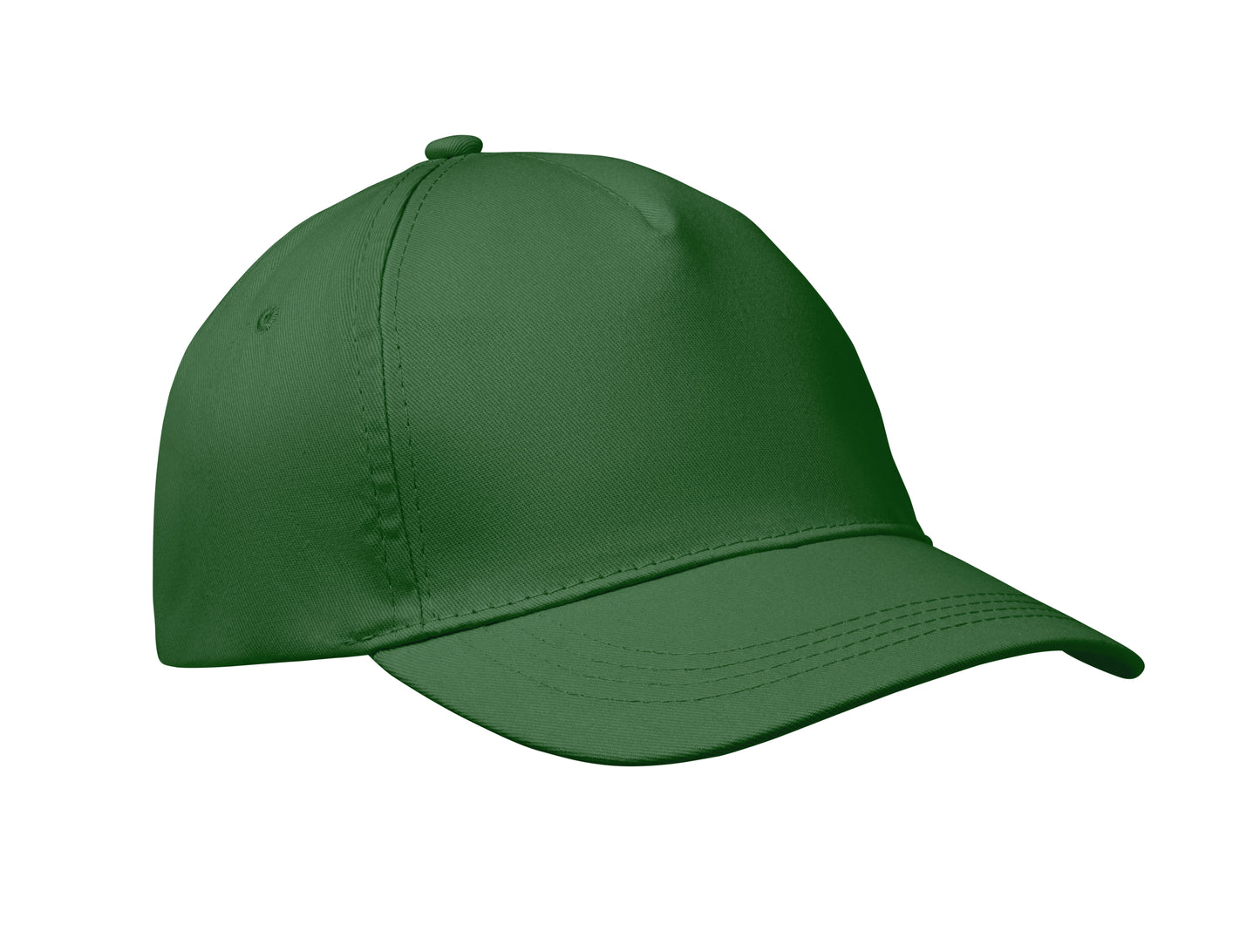 5-Panel-Baseball Cap aus Baumwolltwill 160 g/m² mit verstellbarem Klettverschluss. Größe 7 1/4.