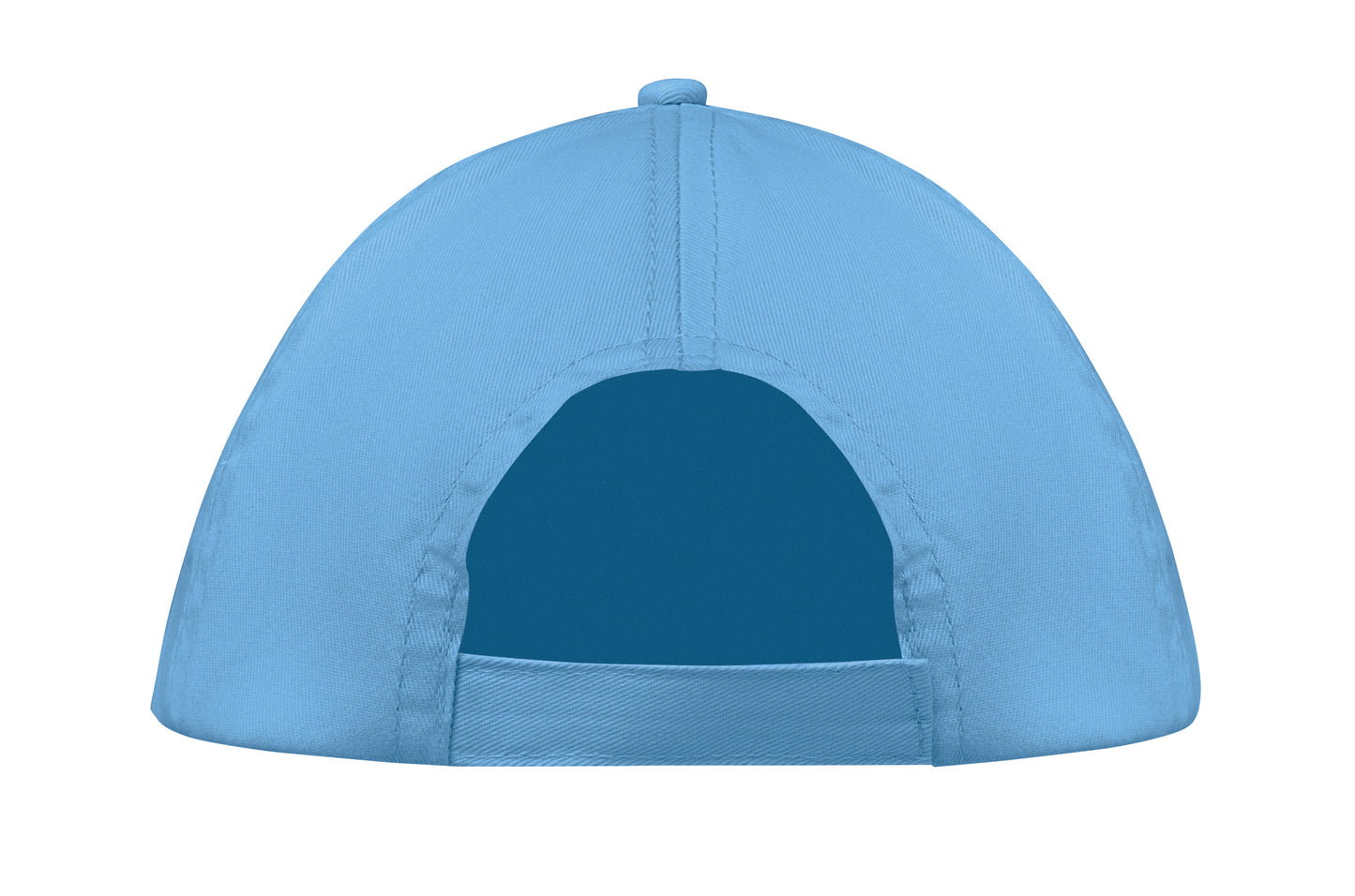 5-Panel-Baseball Cap aus Baumwolltwill 160 g/m² mit verstellbarem Klettverschluss. Größe 7 1/4.