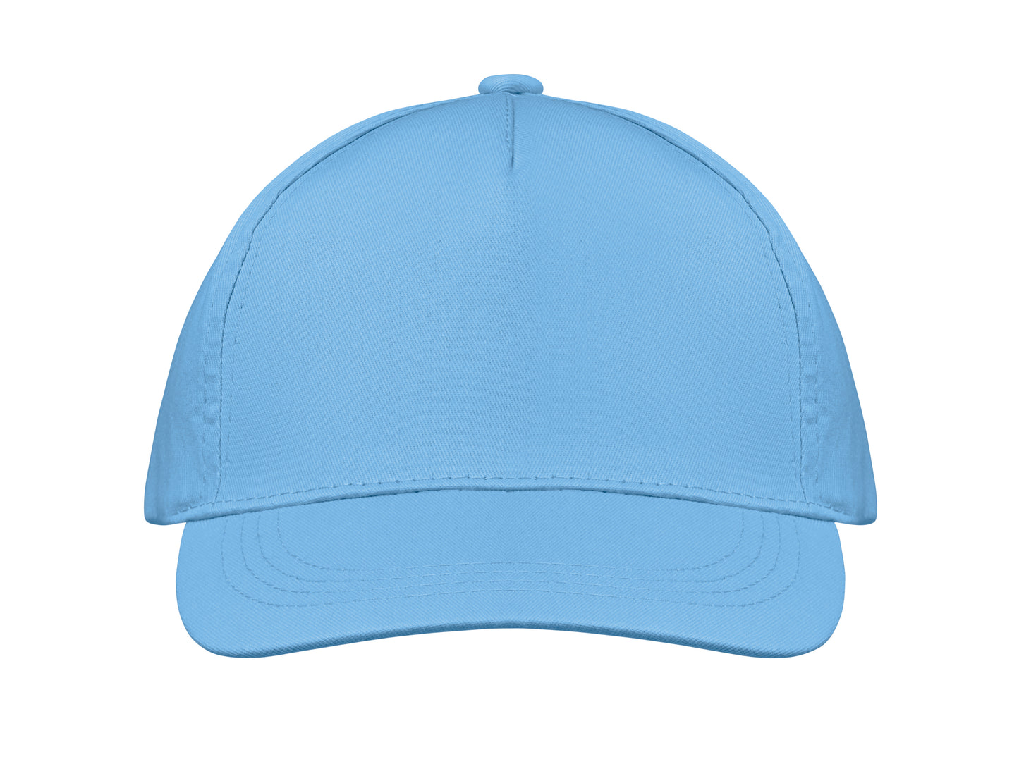 5-Panel-Baseball Cap aus Baumwolltwill 160 g/m² mit verstellbarem Klettverschluss. Größe 7 1/4.
