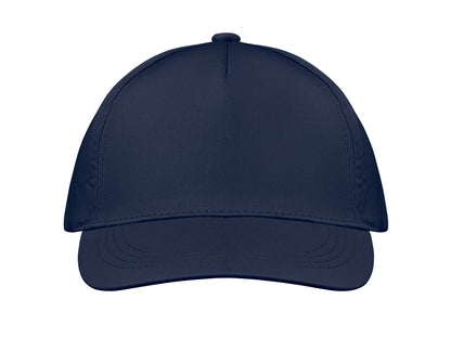 5-Panel-Baseball Cap aus Baumwolltwill 160 g/m² mit verstellbarem Klettverschluss. Größe 7 1/4.