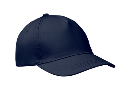 5-Panel-Baseball Cap aus Baumwolltwill 160 g/m² mit verstellbarem Klettverschluss. Größe 7 1/4.