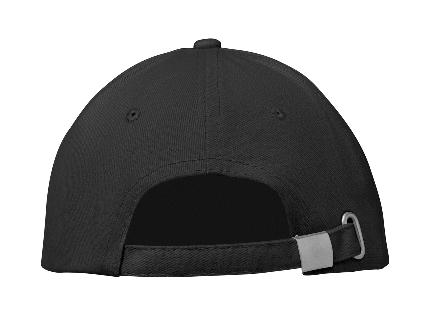 6-Panel-Baseball Cap aus gebürsteter Baumwolle 260 g/m² mit Schnalle aus Edelstahl. Größe