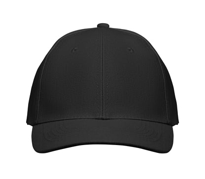 6-Panel-Baseball Cap aus gebürsteter Baumwolle 260 g/m² mit Schnalle aus Edelstahl. Größe