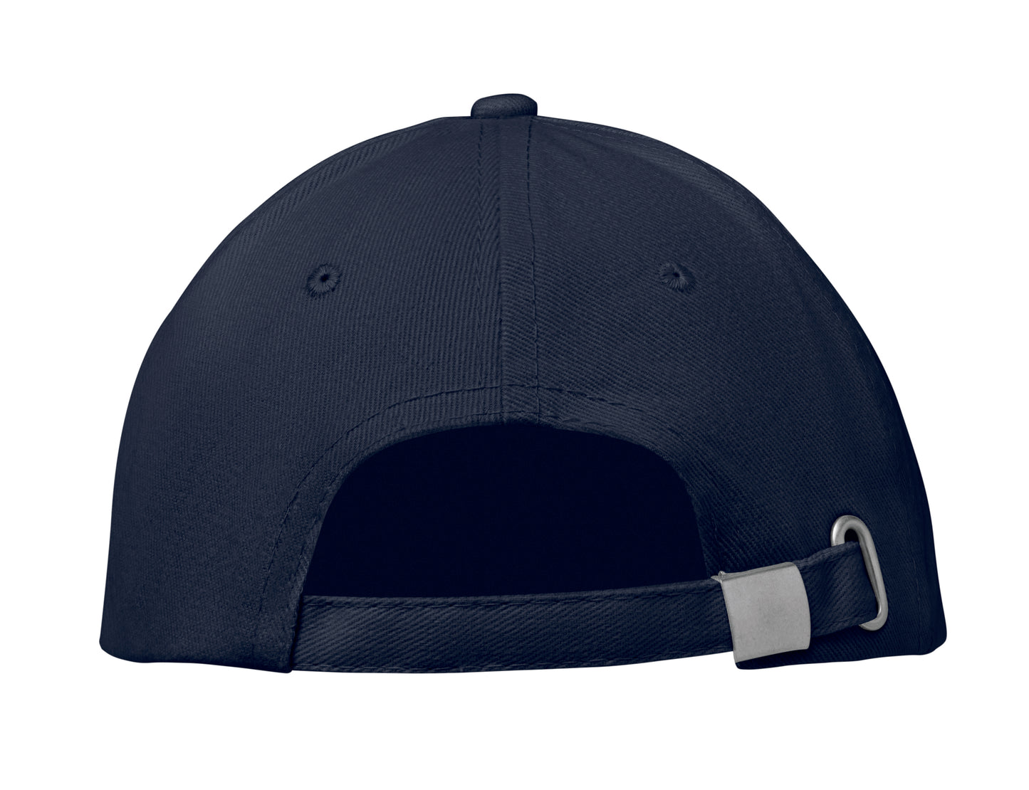 6-Panel-Baseball Cap aus gebürsteter Baumwolle 260 g/m² mit Schnalle aus Edelstahl. Größe
