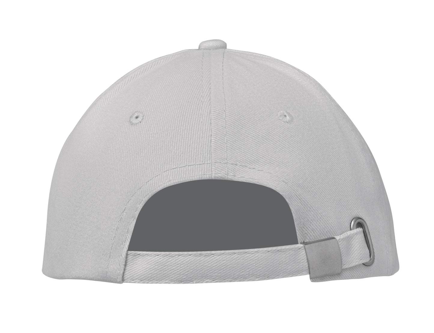 6-Panel-Baseball Cap aus gebürsteter Baumwolle 260 g/m² mit Schnalle aus Edelstahl. Größe