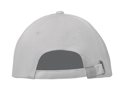 6-Panel-Baseball Cap aus gebürsteter Baumwolle 260 g/m² mit Schnalle aus Edelstahl. Größe