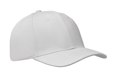 6-Panel-Baseball Cap aus gebürsteter Baumwolle 260 g/m² mit Schnalle aus Edelstahl. Größe