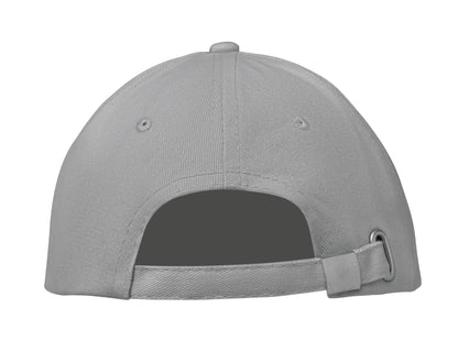 6-Panel-Baseball Cap aus gebürsteter Baumwolle 260 g/m² mit Schnalle aus Edelstahl. Größe