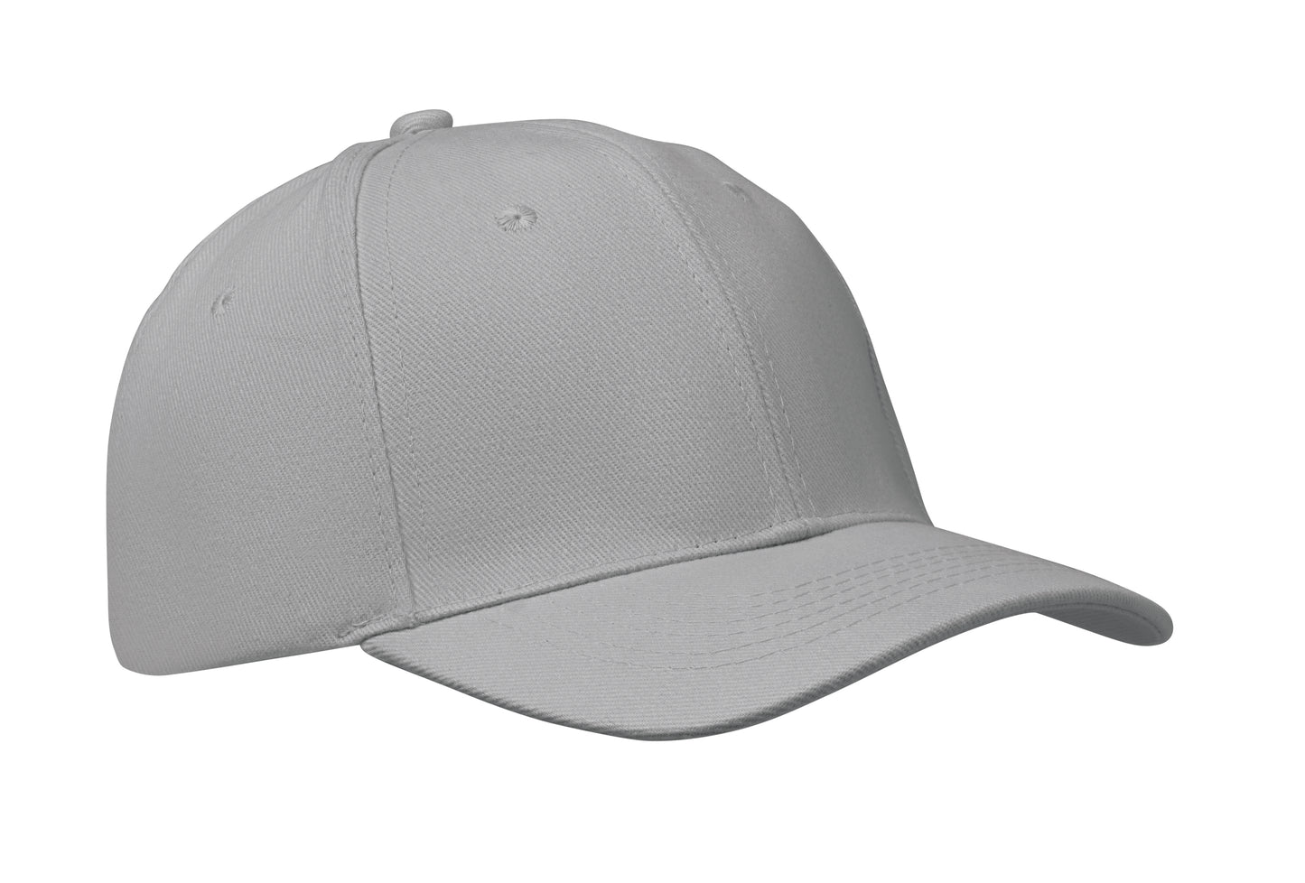 6-Panel-Baseball Cap aus gebürsteter Baumwolle 260 g/m² mit Schnalle aus Edelstahl. Größe