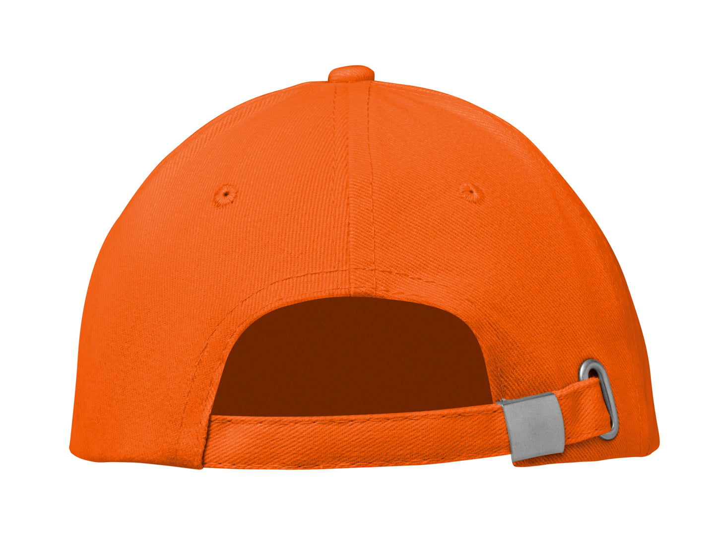 6-Panel-Baseball Cap aus gebürsteter Baumwolle 260 g/m² mit Schnalle aus Edelstahl. Größe