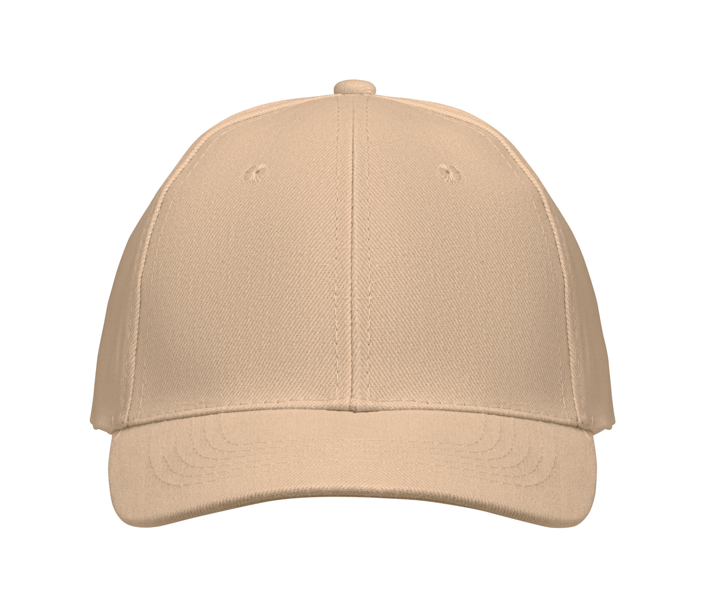 6-Panel-Baseball Cap aus gebürsteter Baumwolle 260 g/m² mit Schnalle aus Edelstahl. Größe