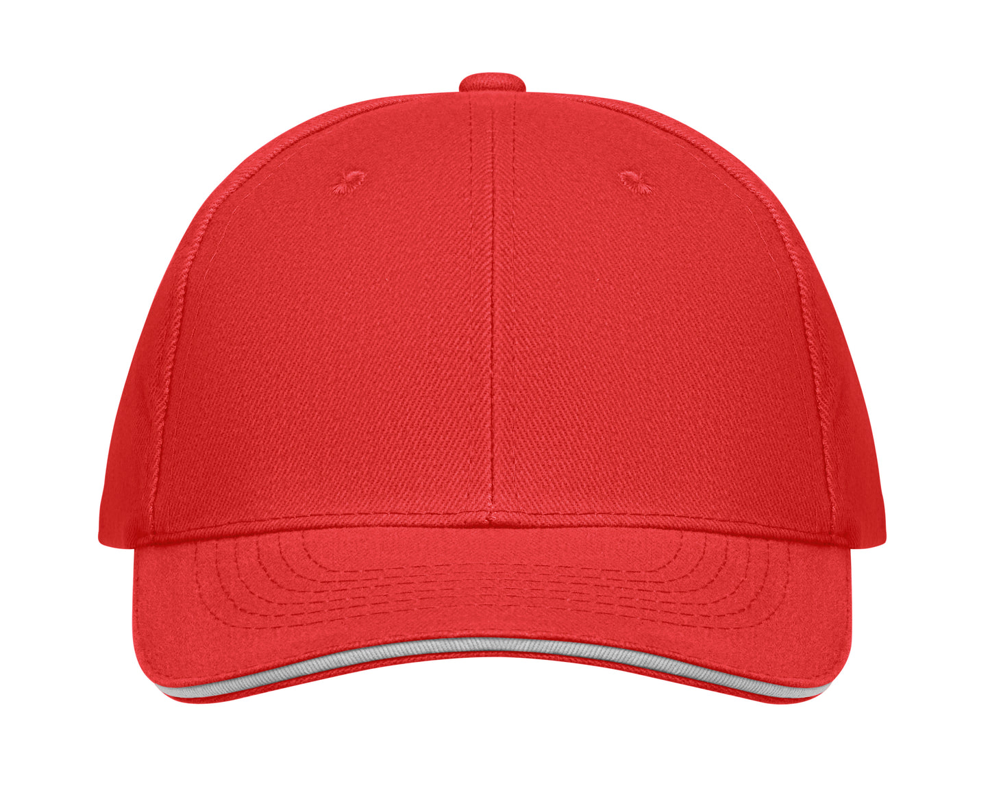 6-Panel-Baseball Cap aus gebürsteter Baumwolle 260 g/m² mit Schnalle aus Edelstahl. Größe