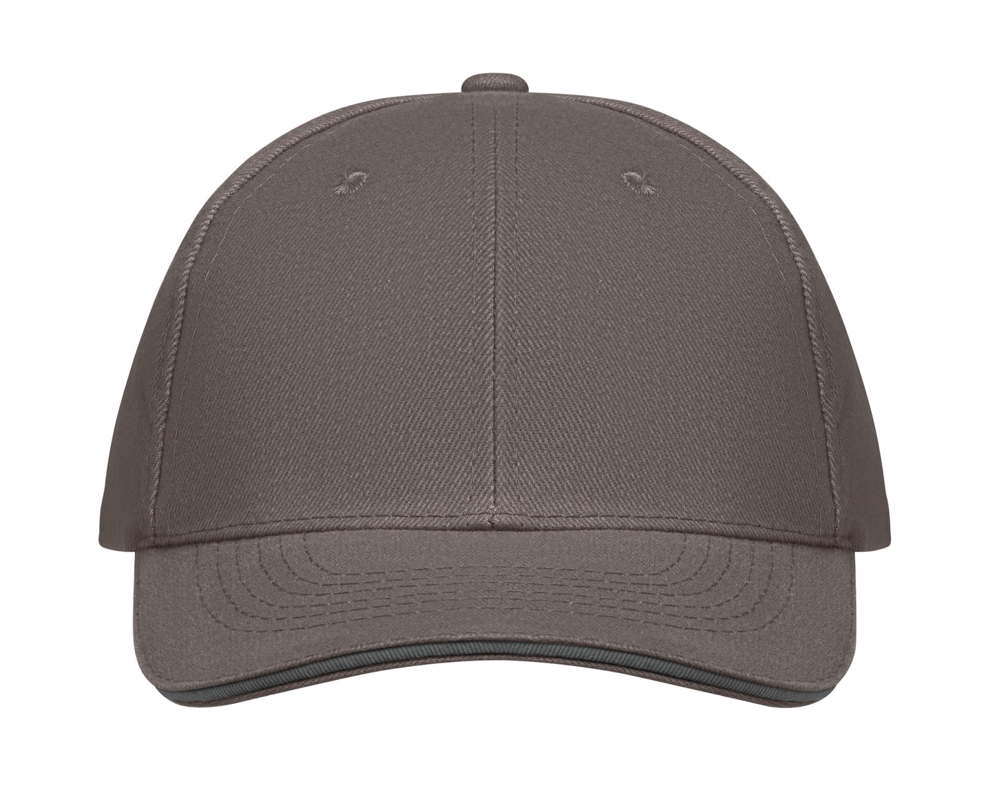 6-Panel-Baseball Cap aus gebürsteter Baumwolle 260 g/m² mit Schnalle aus Edelstahl. Größe