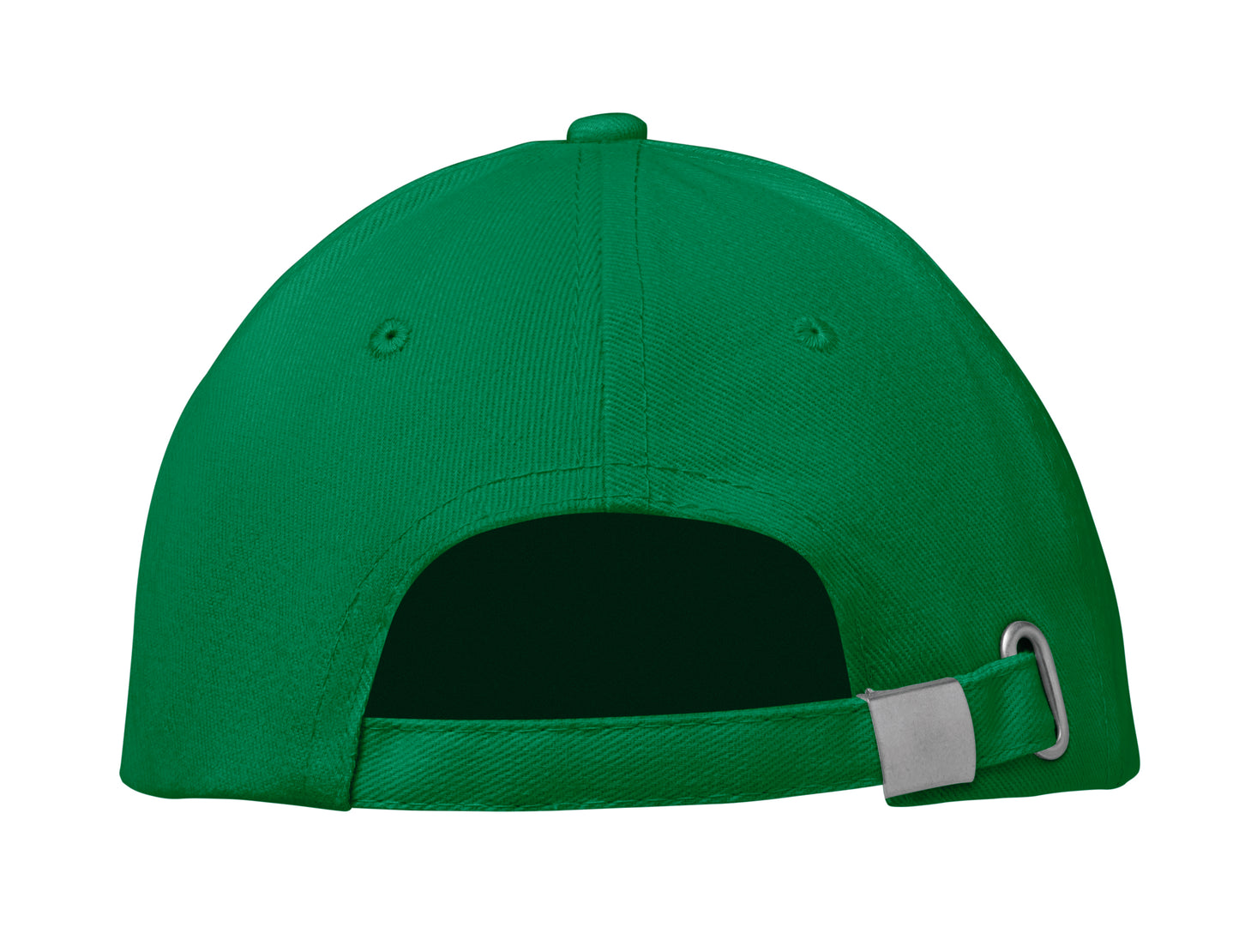 6-Panel-Baseball Cap aus gebürsteter Baumwolle 260 g/m² mit Schnalle aus Edelstahl. Größe