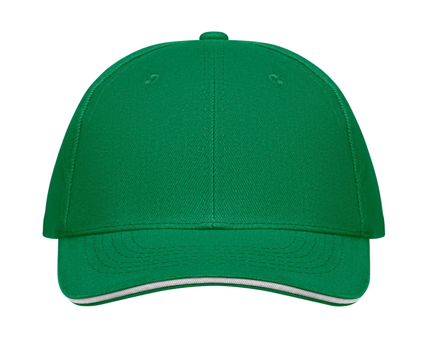 6-Panel-Baseball Cap aus gebürsteter Baumwolle 260 g/m² mit Schnalle aus Edelstahl. Größe