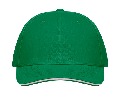 6-Panel-Baseball Cap aus gebürsteter Baumwolle 260 g/m² mit Schnalle aus Edelstahl. Größe