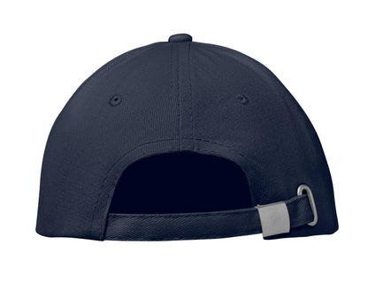 6-Panel-Baseball Cap aus gebürsteter Baumwolle 260 g/m² mit Schnalle aus Edelstahl. Größe