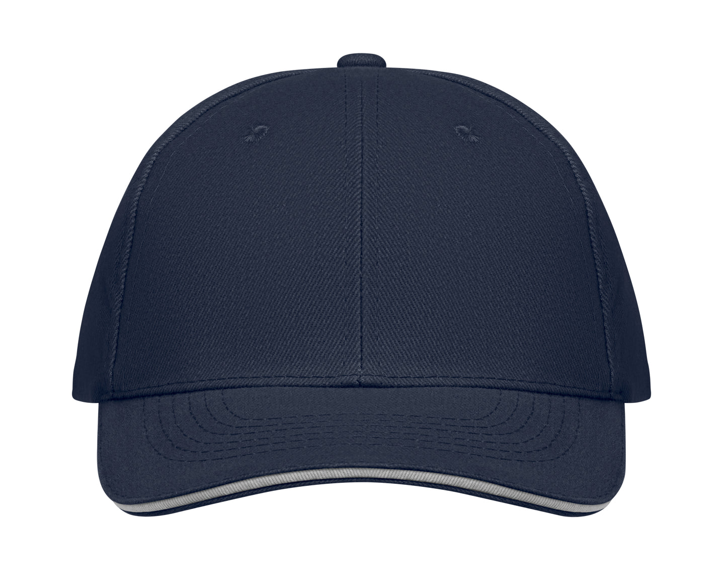 6-Panel-Baseball Cap aus gebürsteter Baumwolle 260 g/m² mit Schnalle aus Edelstahl. Größe