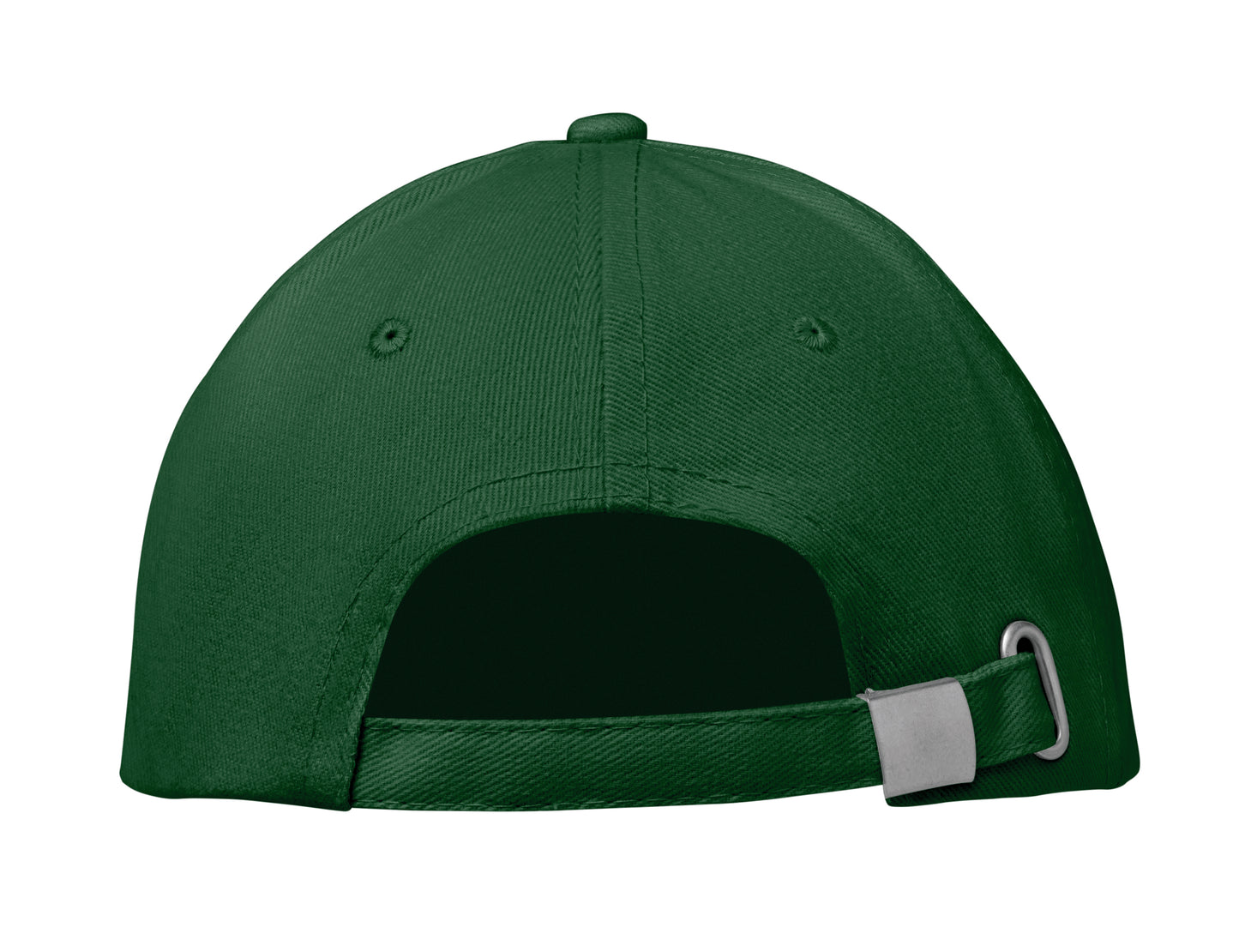 6-Panel-Baseball Cap aus gebürsteter Baumwolle 260 g/m² mit Schnalle aus Edelstahl. Größe