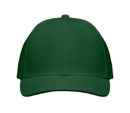 6-Panel-Baseball Cap aus gebürsteter Baumwolle 260 g/m² mit Schnalle aus Edelstahl. Größe