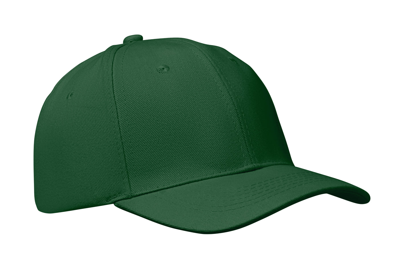 6-Panel-Baseball Cap aus gebürsteter Baumwolle 260 g/m² mit Schnalle aus Edelstahl. Größe