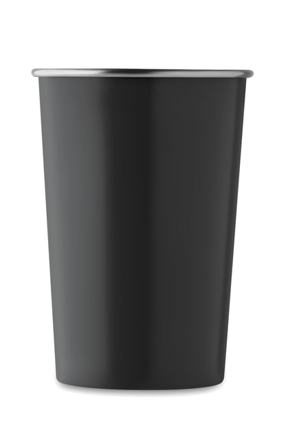 Wiederverwendbarer Becher aus recyceltem Edelstahl (90 % recycelter Edelstahl und 10 %