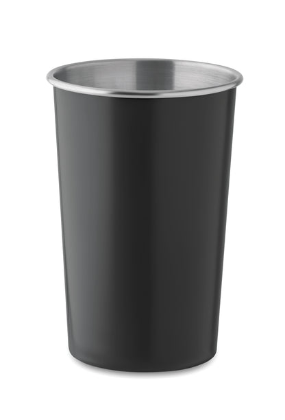 Wiederverwendbarer Becher aus recyceltem Edelstahl (90 % recycelter Edelstahl und 10 %