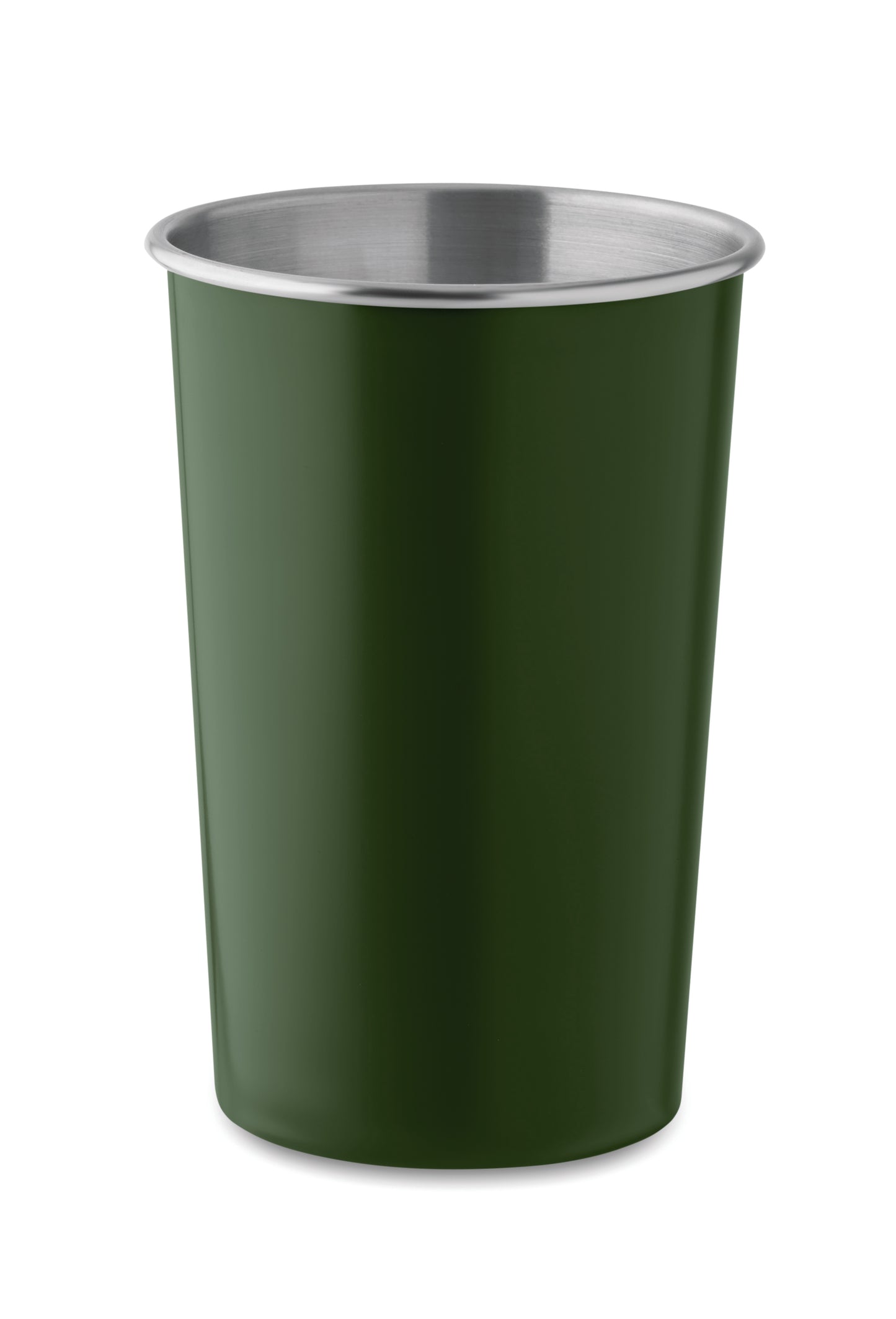 Wiederverwendbarer Becher aus recyceltem Edelstahl (90 % recycelter Edelstahl und 10 %