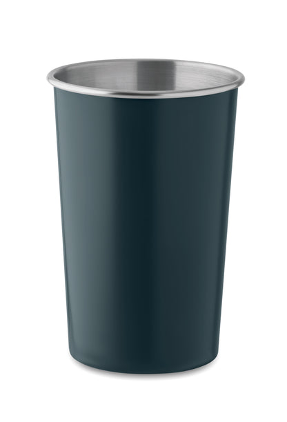 Wiederverwendbarer Becher aus recyceltem Edelstahl (90 % recycelter Edelstahl und 10 %