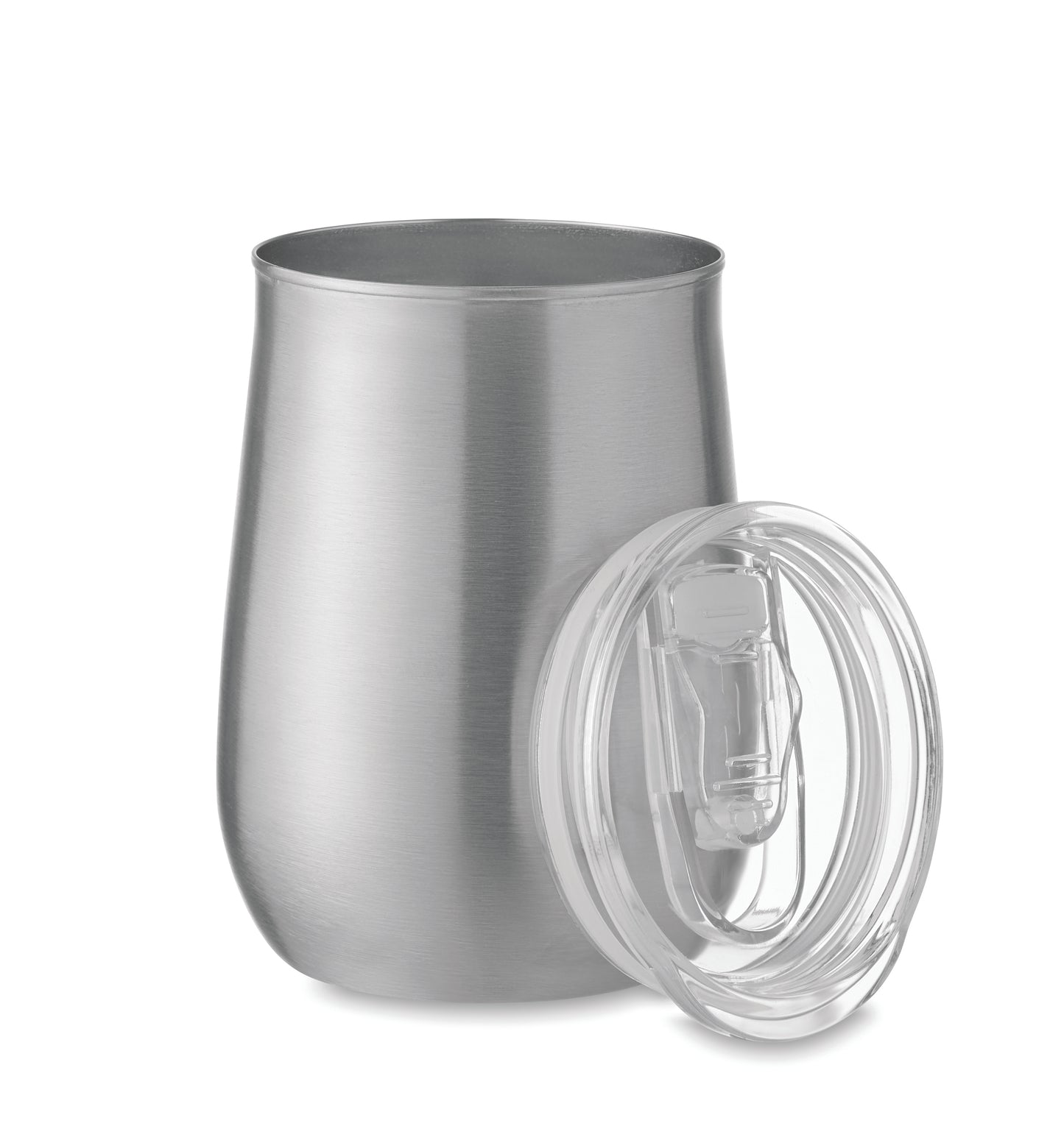 Trinkbecher aus recyceltem Edelstahl mit Powder Coating. (90 % recycelter Edelstahl und