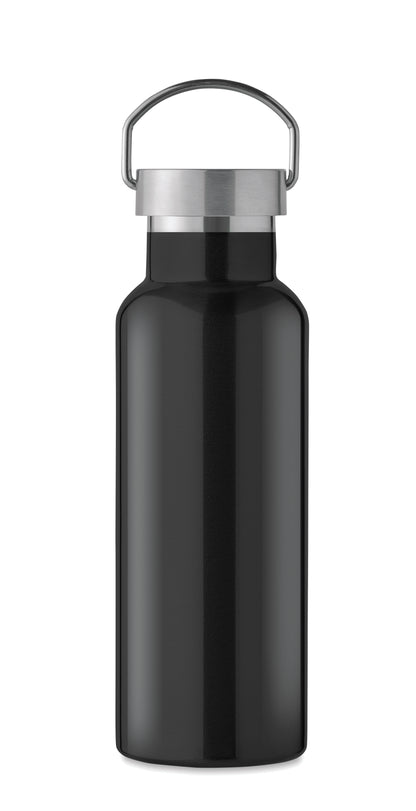 Doppelwandige Isolierflasche aus recyceltem Edelstahl (90 % recycelter Edelstahl und 10 %