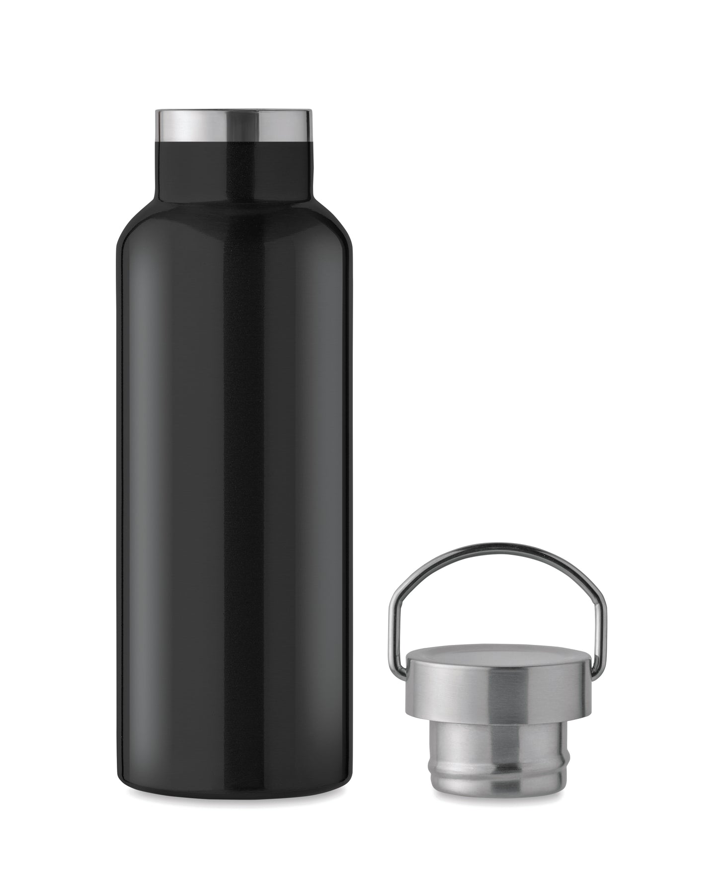 Doppelwandige Isolierflasche aus recyceltem Edelstahl (90 % recycelter Edelstahl und 10 %
