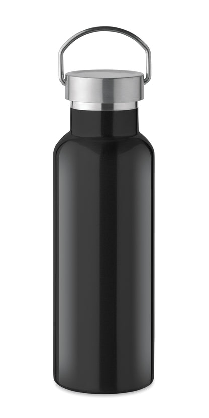 Doppelwandige Isolierflasche aus recyceltem Edelstahl (90 % recycelter Edelstahl und 10 %