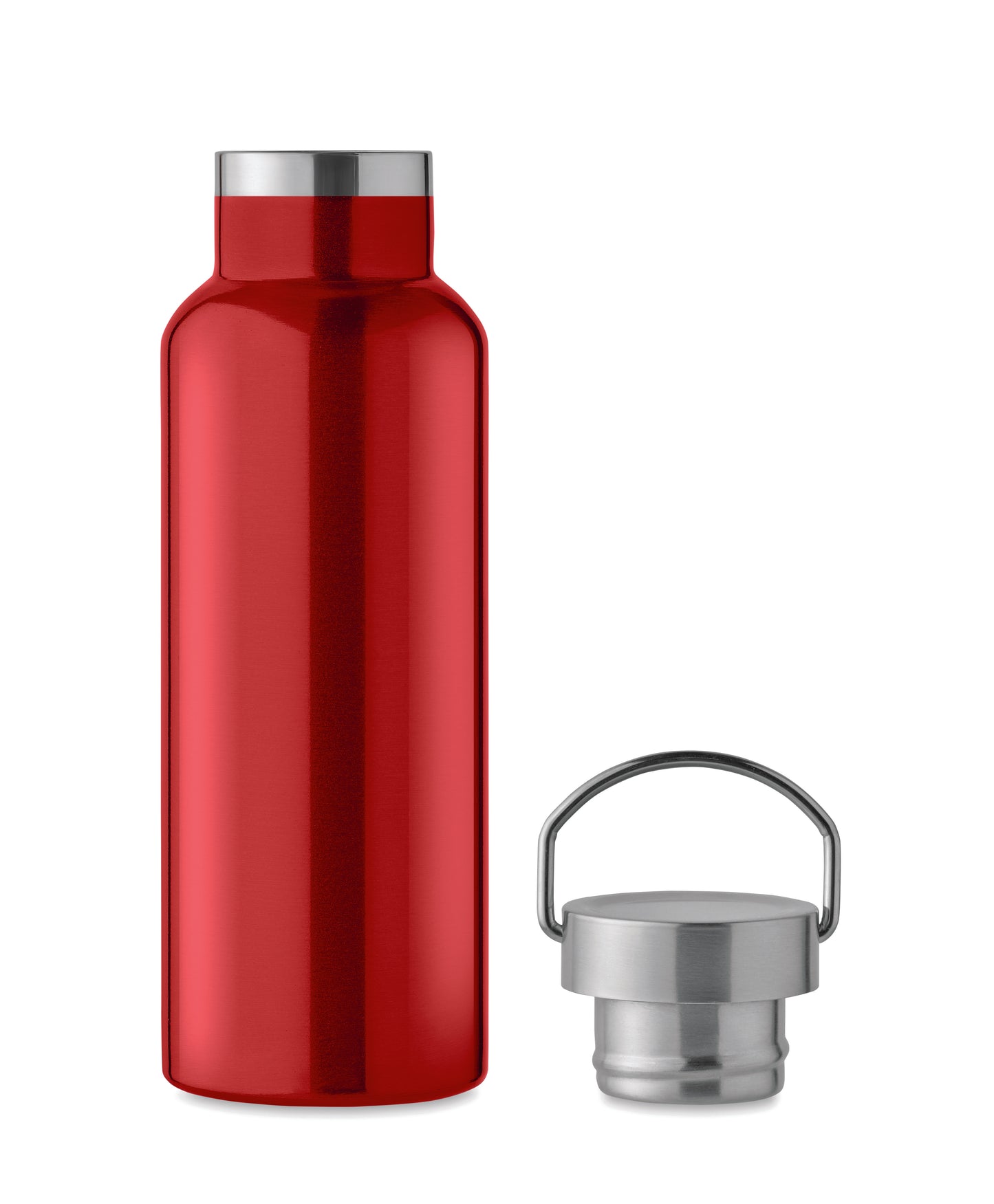 Doppelwandige Isolierflasche aus recyceltem Edelstahl (90 % recycelter Edelstahl und 10 %