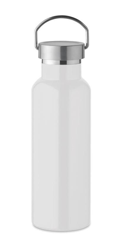 Doppelwandige Isolierflasche aus recyceltem Edelstahl (90 % recycelter Edelstahl und 10 %