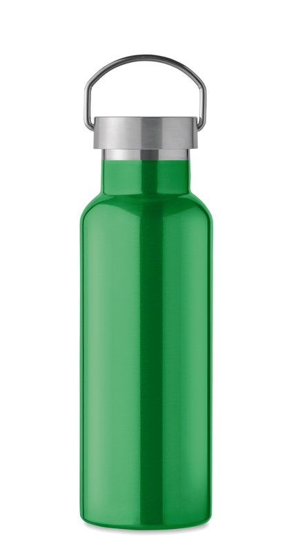 Doppelwandige Isolierflasche aus recyceltem Edelstahl (90 % recycelter Edelstahl und 10 %
