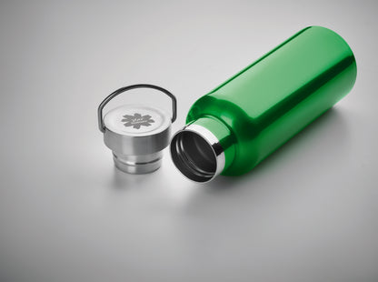 Doppelwandige Isolierflasche aus recyceltem Edelstahl (90 % recycelter Edelstahl und 10 %