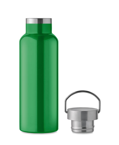 Doppelwandige Isolierflasche aus recyceltem Edelstahl (90 % recycelter Edelstahl und 10 %