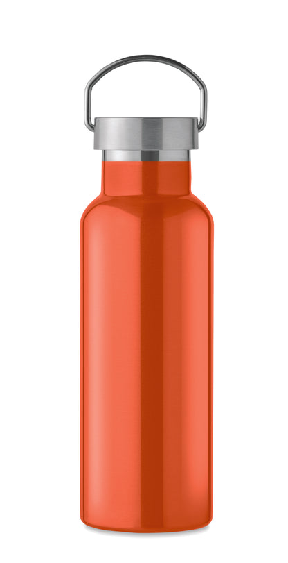 Doppelwandige Isolierflasche aus recyceltem Edelstahl (90 % recycelter Edelstahl und 10 %