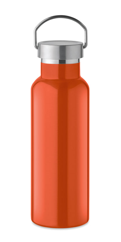 Doppelwandige Isolierflasche aus recyceltem Edelstahl (90 % recycelter Edelstahl und 10 %