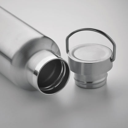 Doppelwandige Isolierflasche aus recyceltem Edelstahl (90 % recycelter Edelstahl und 10 %