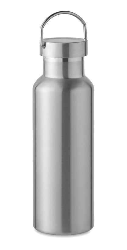 Doppelwandige Isolierflasche aus recyceltem Edelstahl (90 % recycelter Edelstahl und 10 %