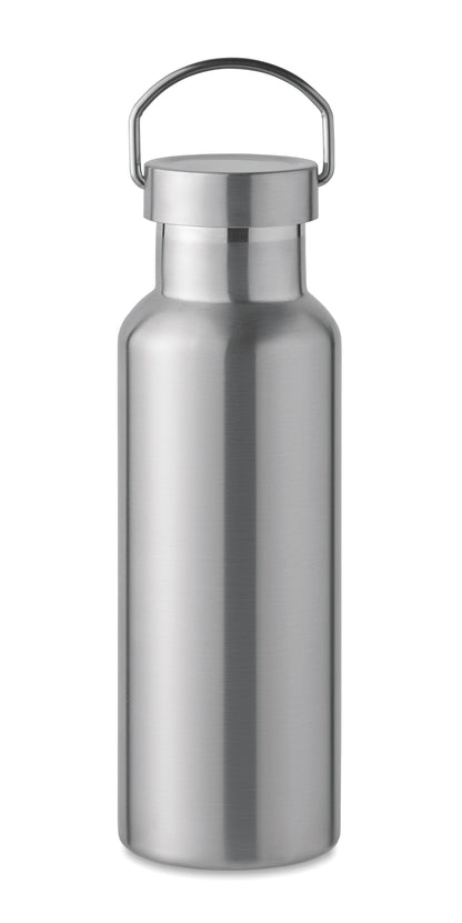 Doppelwandige Isolierflasche aus recyceltem Edelstahl (90 % recycelter Edelstahl und 10 %