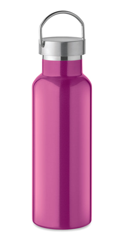 Doppelwandige Isolierflasche aus recyceltem Edelstahl (90 % recycelter Edelstahl und 10 %